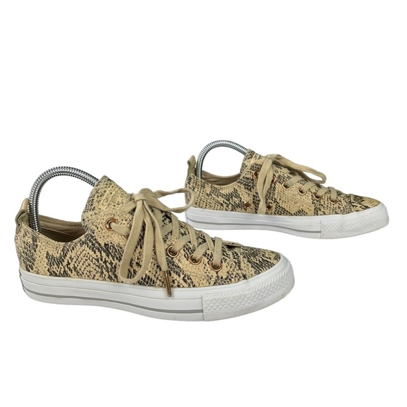 Converse Sneakers Womens Size 7 All Star 70‎ Ox Snake Skin Low Top Shoes - Picture 2 of 12